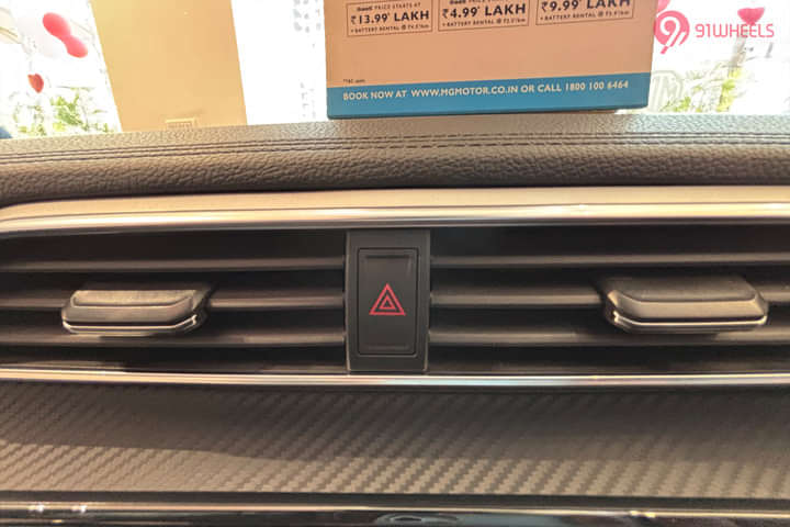 MG ZS EV 2025 Front Centre Air Vents