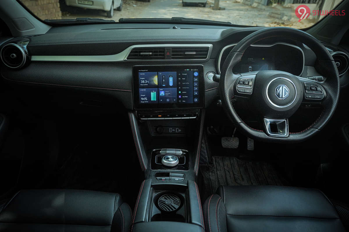 MG ZS EV Dashboard