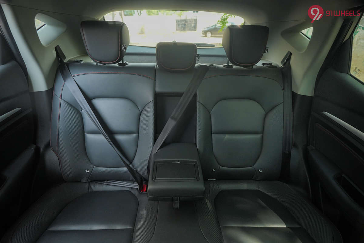 MG ZS EV Rear Seats