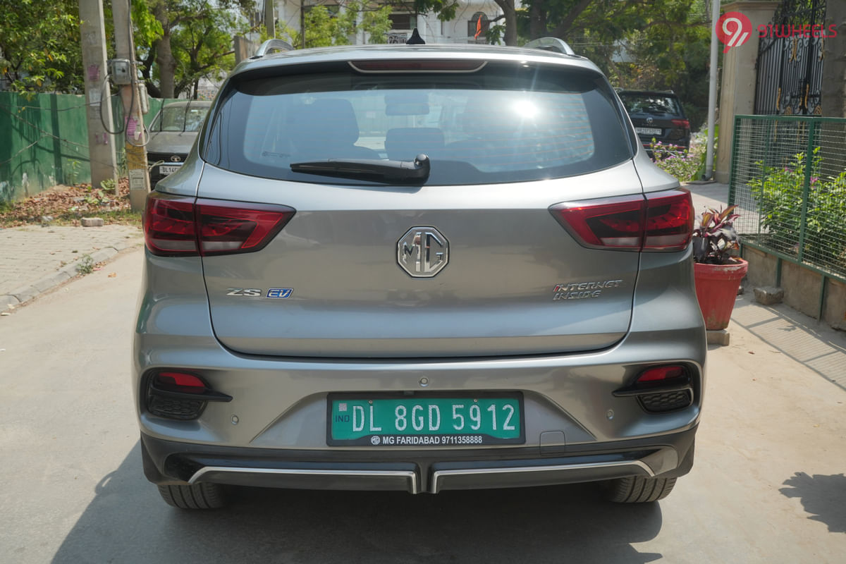 MG ZS EV Rear View