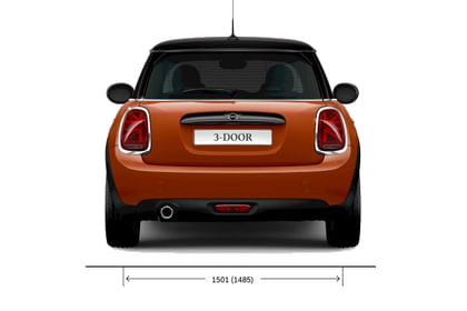 Mini 3 Door Hatch 2020-2025 Rear View Mini 3 Door Hatch 2020-2025 Rear View