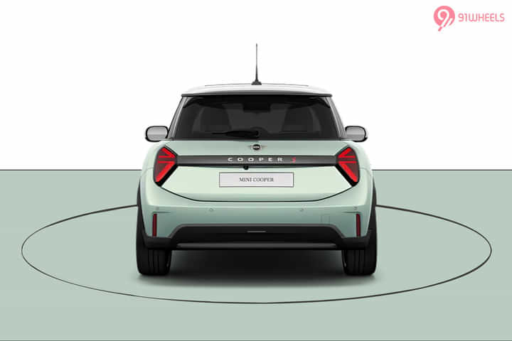 Mini Cooper Rear View Mini Cooper Rear View