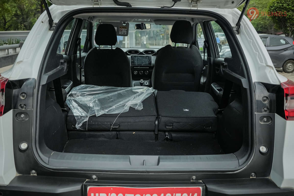 Nissan Magnite Bootspace Rear Seat Folded