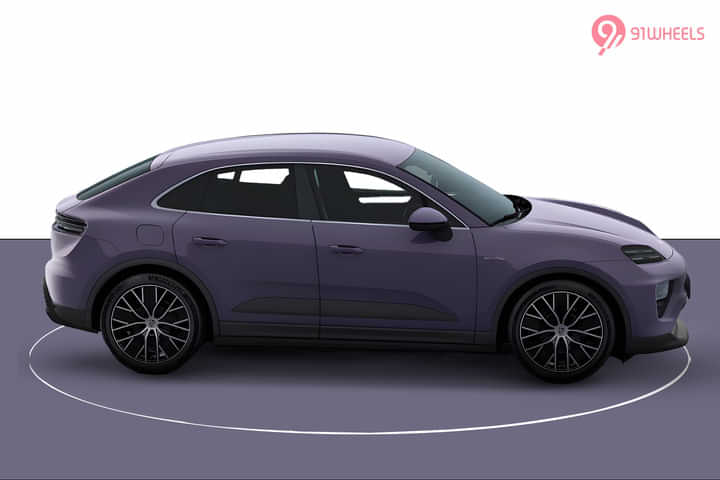 Porsche Macan EV Right Side View Porsche Macan EV Right Side View