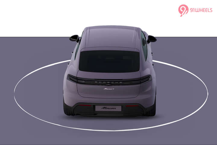 Porsche Macan EV Rear View
