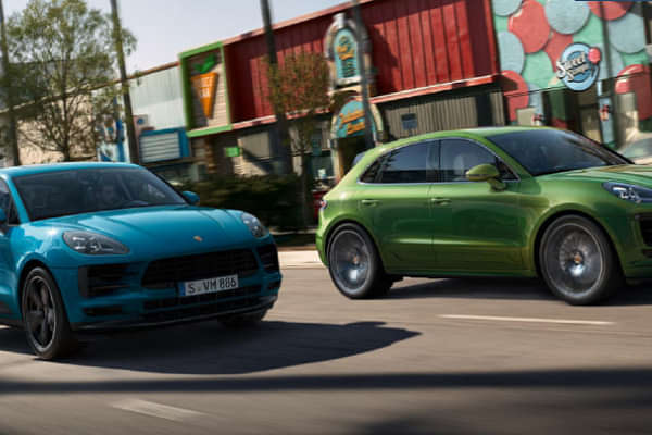 Porsche Macan Driving Shot