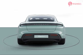 Porsche Taycan Rear View Porsche Taycan Rear View