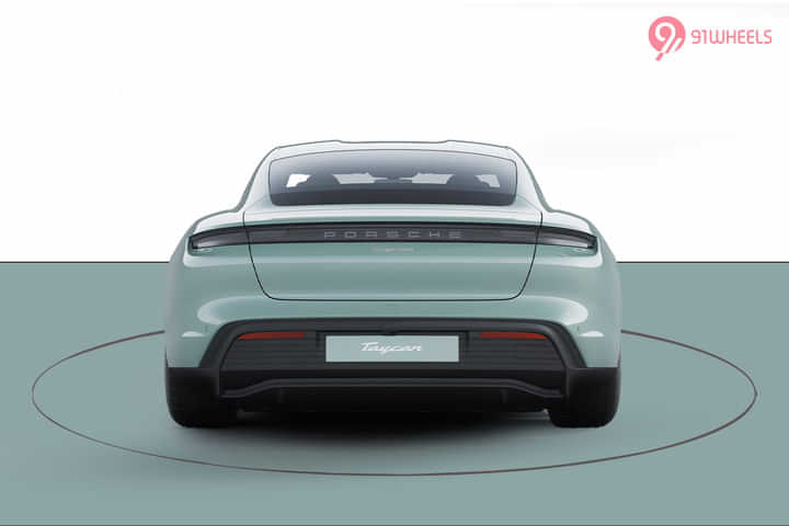 Porsche Taycan Rear View Porsche Taycan Rear View