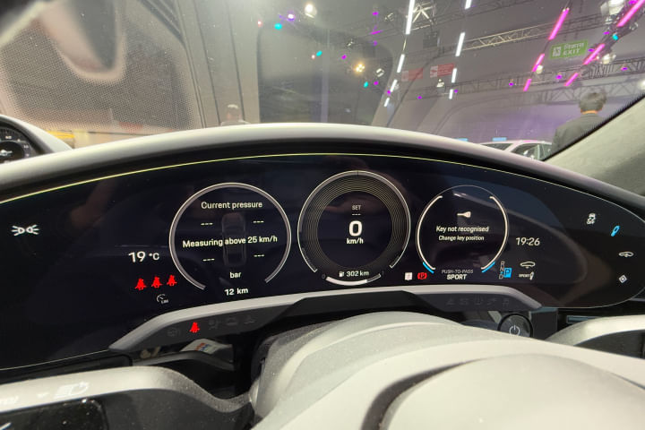 Porsche Taycan Instrument Cluster