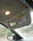 Sunvisor without Vanity mirror