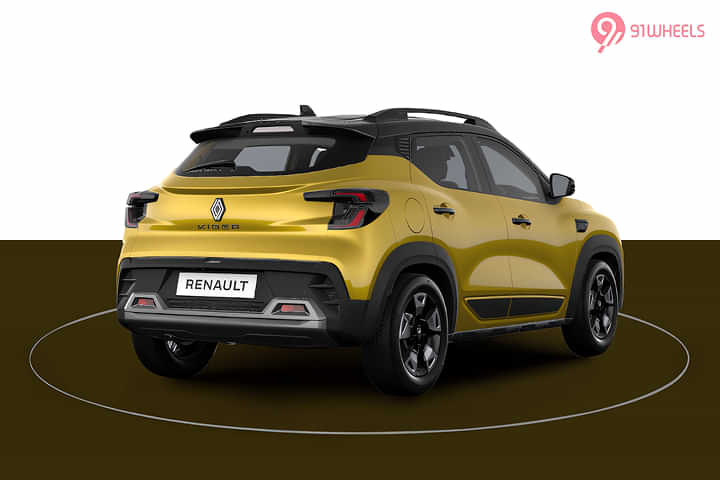 Renault Kiger Right Rear Three Quarter Renault Kiger Right Rear Three Quarter