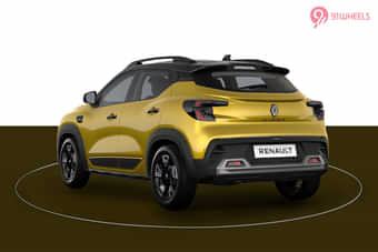 Renault Kiger Left Rear Three Quarter Renault Kiger Left Rear Three Quarter