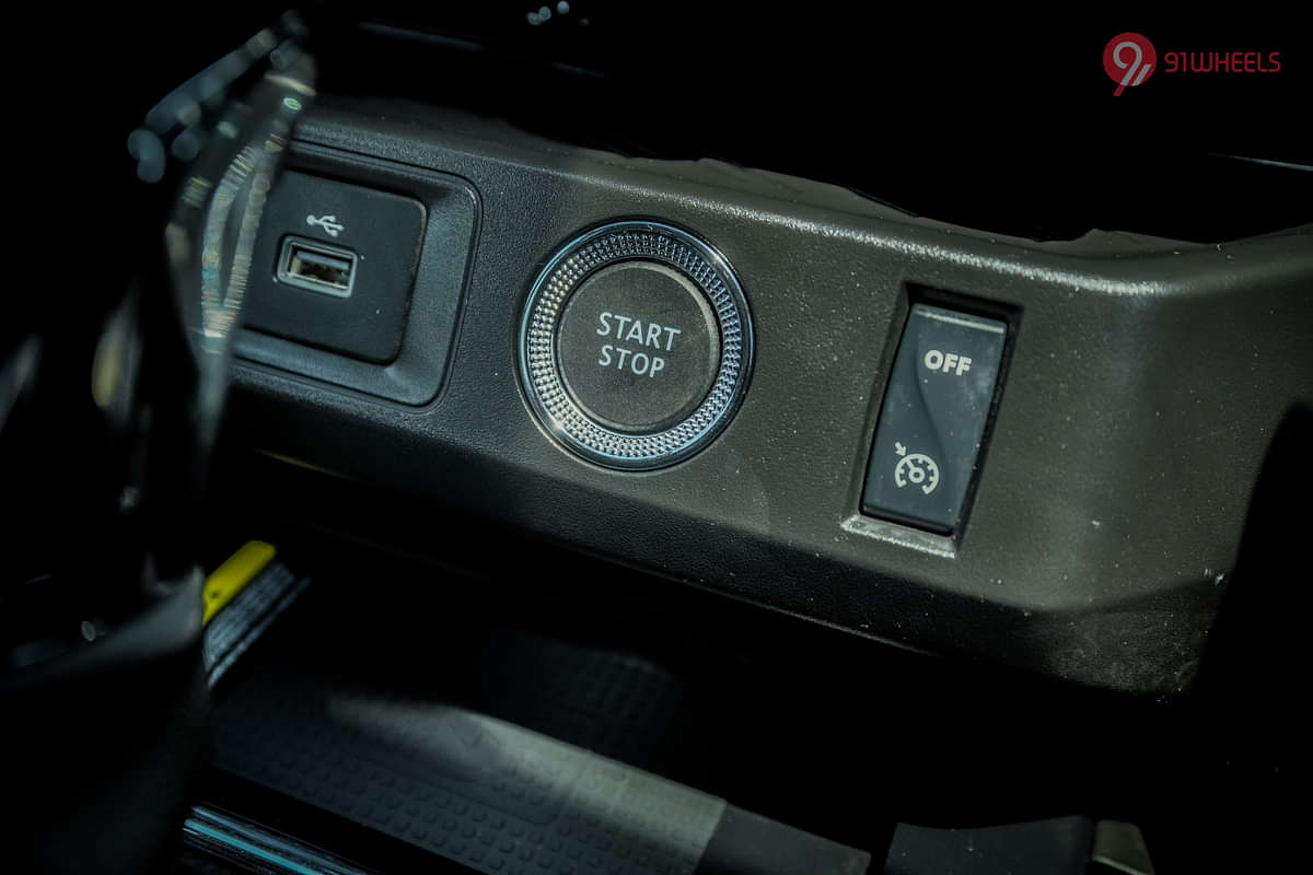 Renault Kiger Engine Start Button