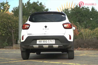 Renault Kwid Rear View Renault Kwid Rear View