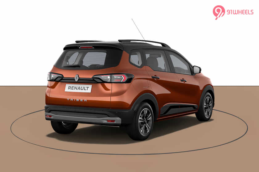 Renault Triber Right Rear Three Quarter Renault Triber Right Rear Three Quarter