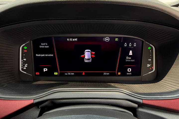 Skoda Kushaq Facelift Instrument Cluster