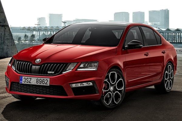 Skoda Octavia 2017-2020 Side Profile