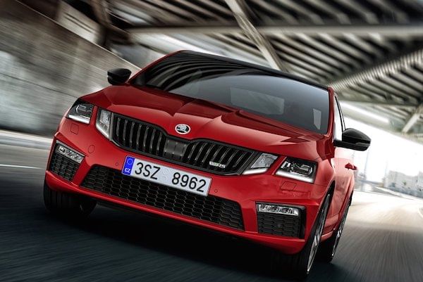 Skoda Octavia 2017-2020 Front Profile