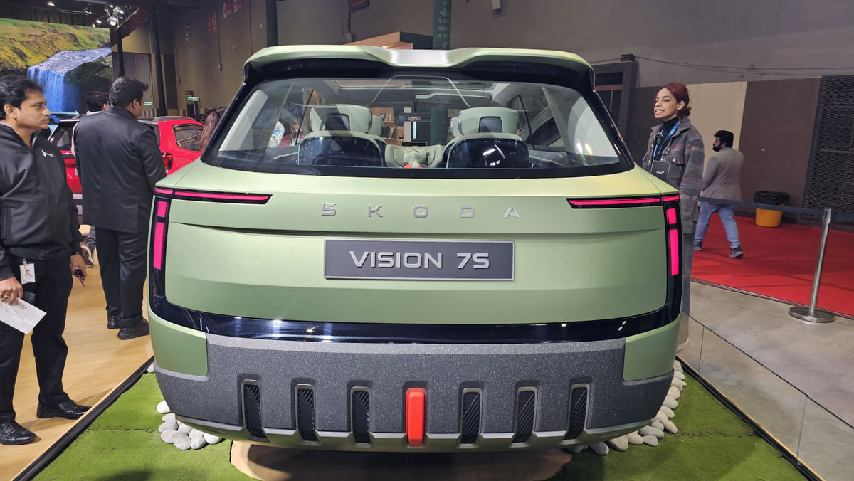 Skoda Vision 7S Rear View Skoda Vision 7S Rear View