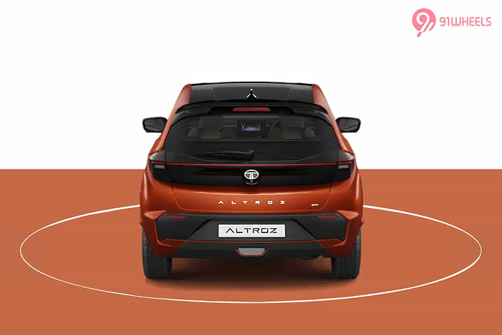 Tata Altroz Rear View Tata Altroz Rear View