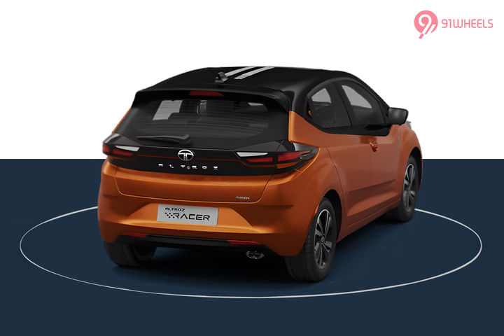 Tata Altroz Racer Right Rear Three Quarter