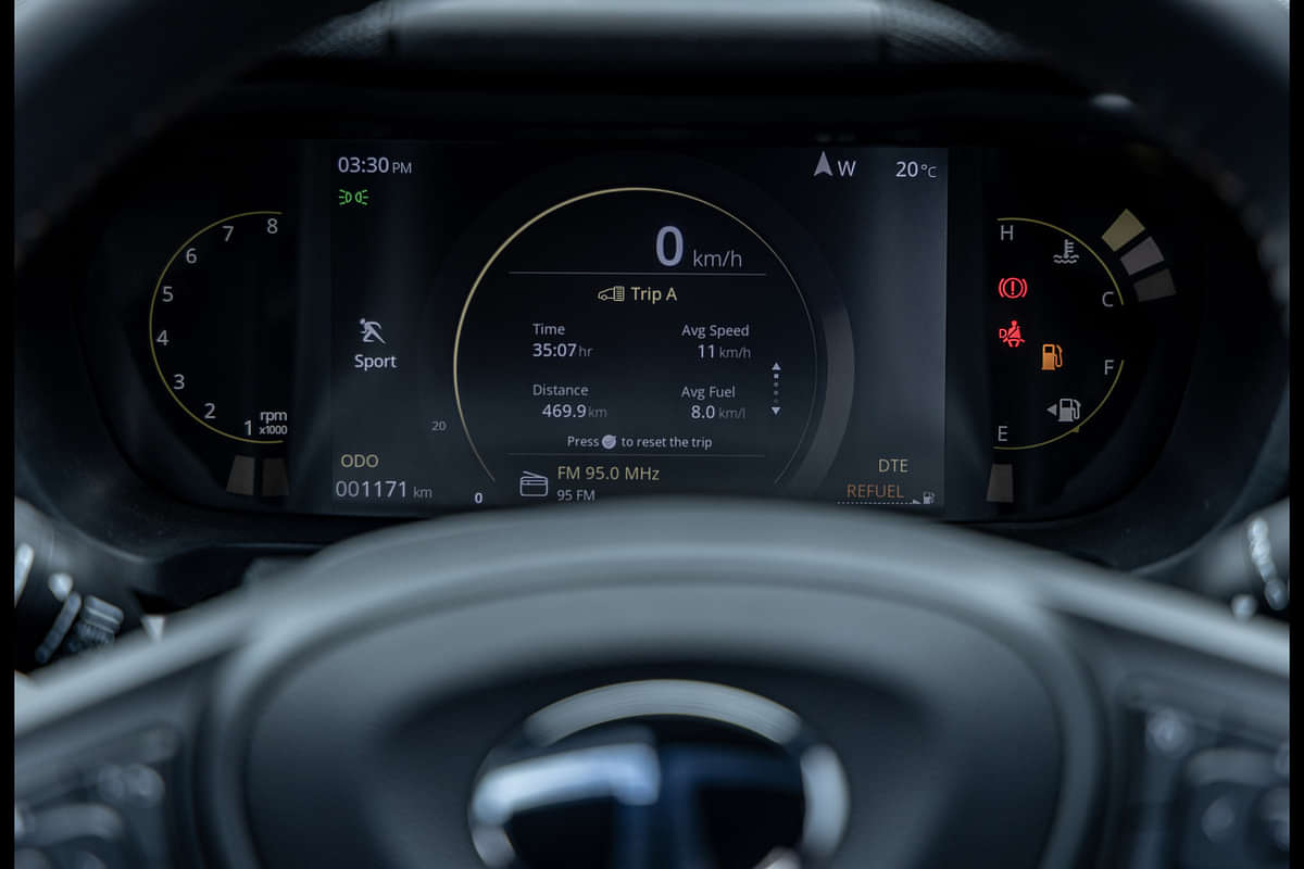 Tata Altroz Racer Instrument Cluster