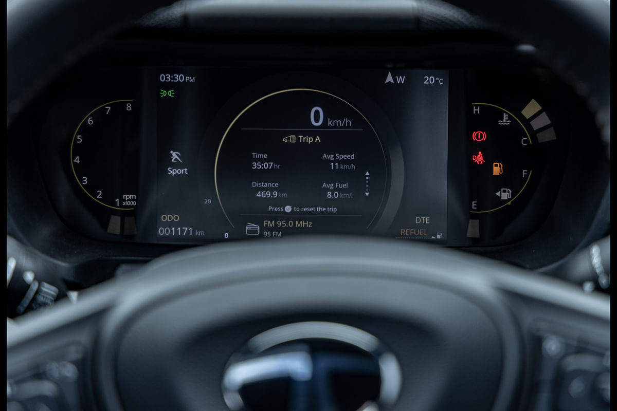 Tata Altroz Racer Instrument Cluster