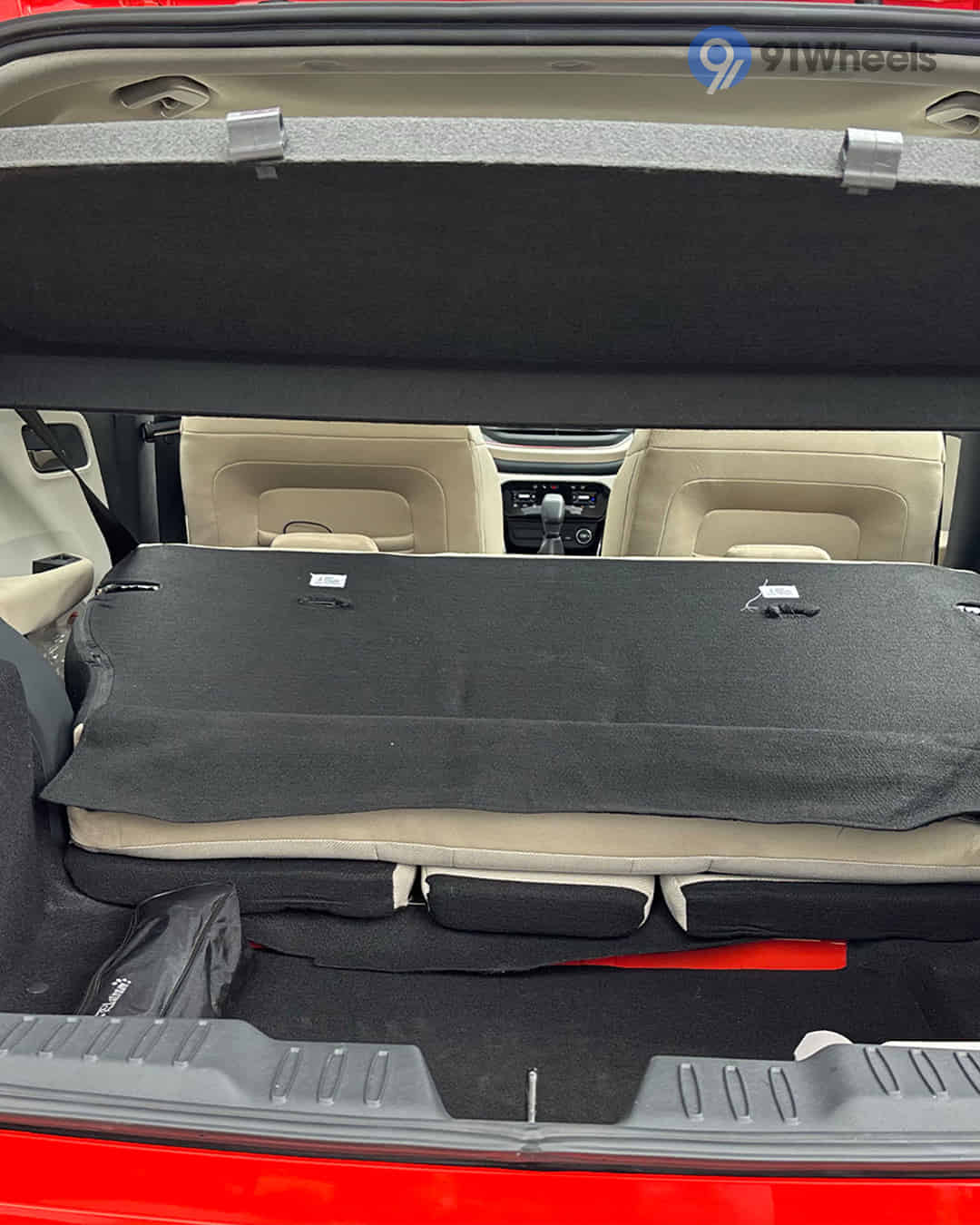 Bootspace Rear Seat Folded