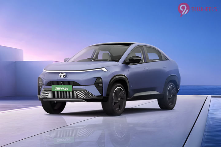 Tata Curvv EV Left Front Three Quarter