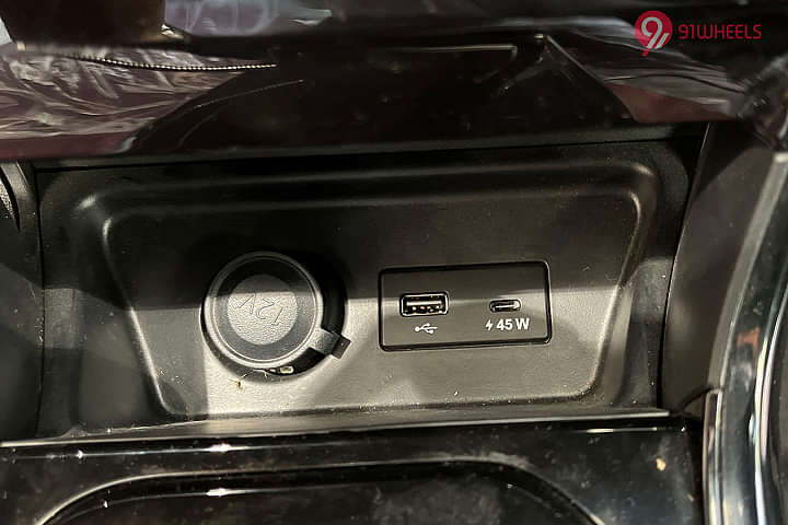 Tata Curvv EV USB Port/Power Socket/Wireless Charging