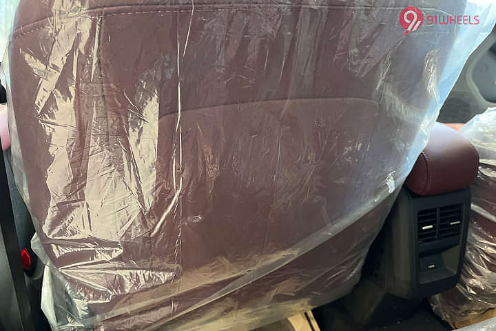 Tata Curvv EV Front Seat Back Pockets