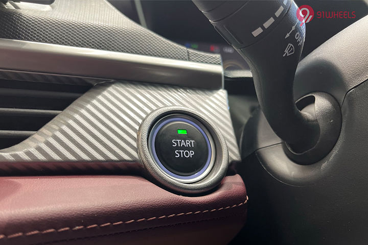 Tata Curvv EV Engine Start Button