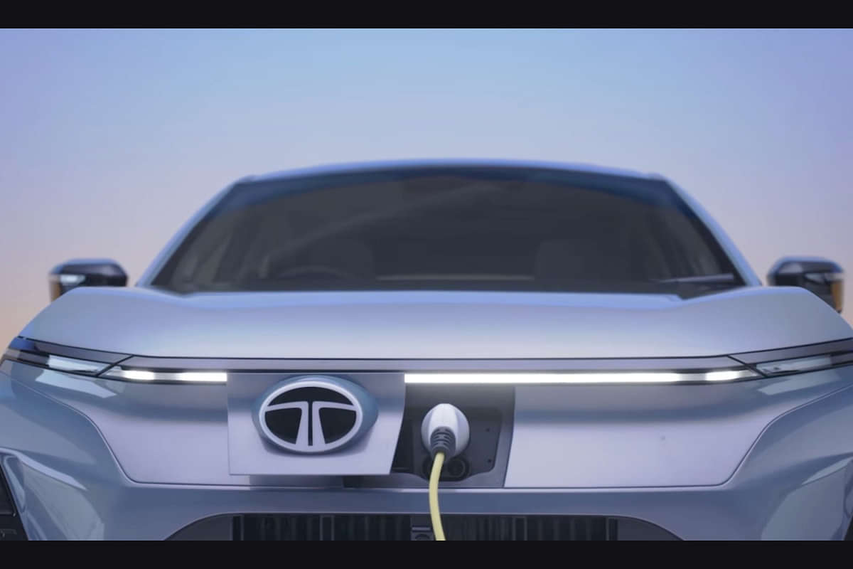 Tata Curvv EV Charging Outlet