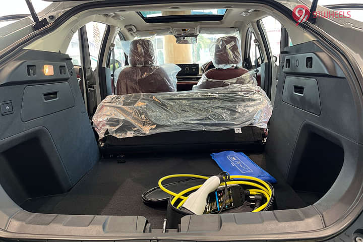 Tata Curvv EV Bootspace Rear Seat Folded