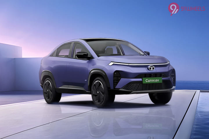 Tata Curvv EV Right Front Three Quarter