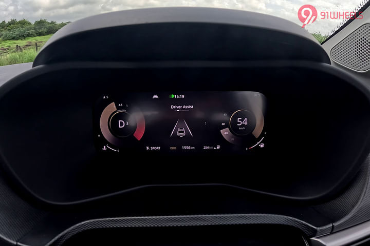 Tata Curvv Instrument Cluster
