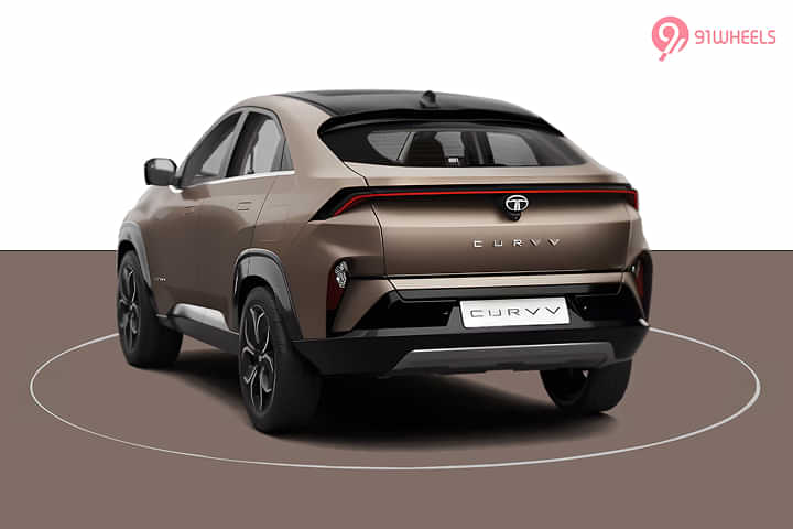 Tata Curvv Left Rear Three Quarter Tata Curvv Left Rear Three Quarter