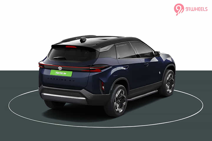 Tata Harrier EV Right Rear Three Quarter Tata Harrier EV Right Rear Three Quarter