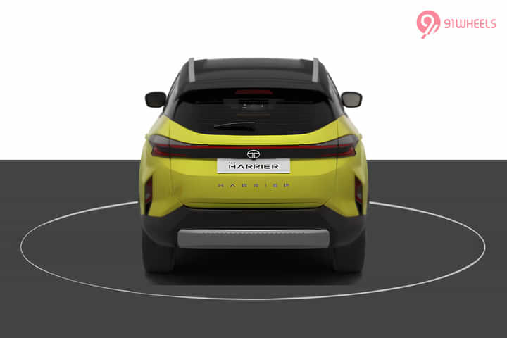 Tata Harrier Rear View Tata Harrier Rear View