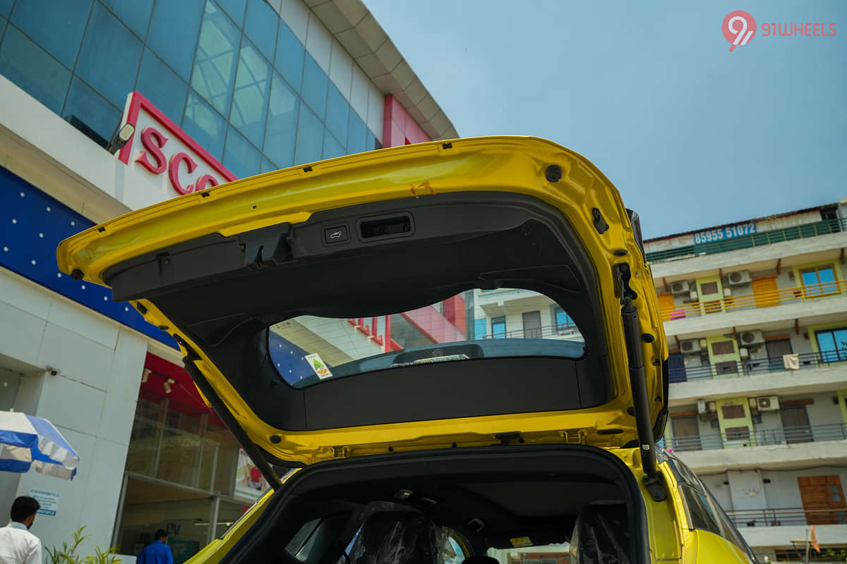 Tata Harrier Open Boot/Trunk