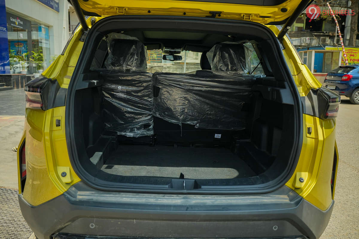 Tata Harrier Bootspace Rear Seat Folded