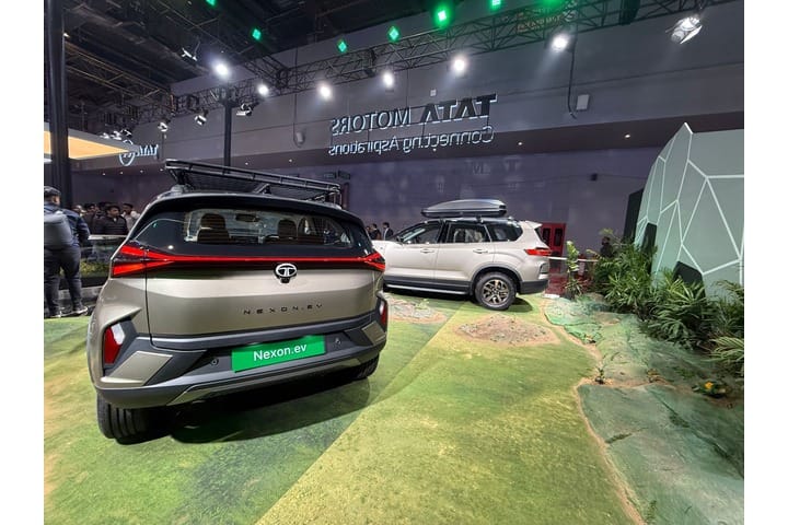 Tata Nexon EV Rear View Tata Nexon EV Rear View