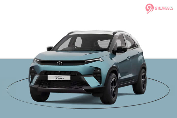 Tata Nexon iCNG Left Front Three Quarter