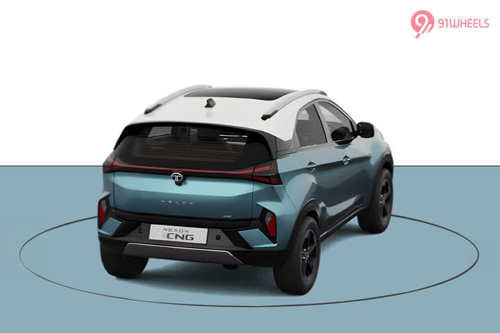 Tata Nexon iCNG Right Rear Three Quarter