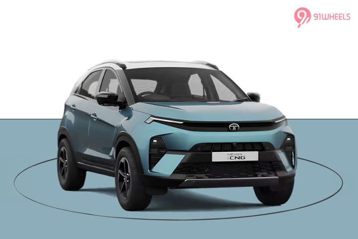 Tata Nexon iCNG Right Front Three Quarter