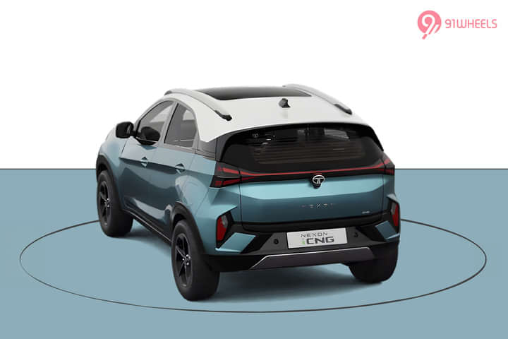 Tata Nexon iCNG Left Rear Three Quarter