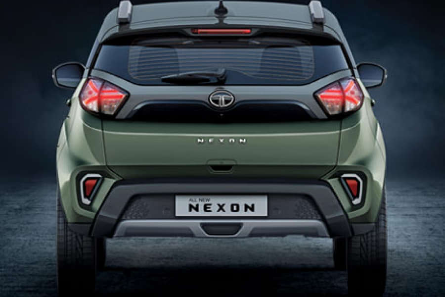 Tata Nexon 2021-2023 Rear Profile