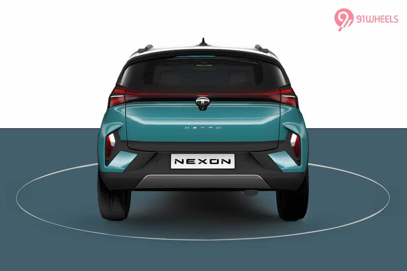 Tata Nexon Rear View Tata Nexon Rear View