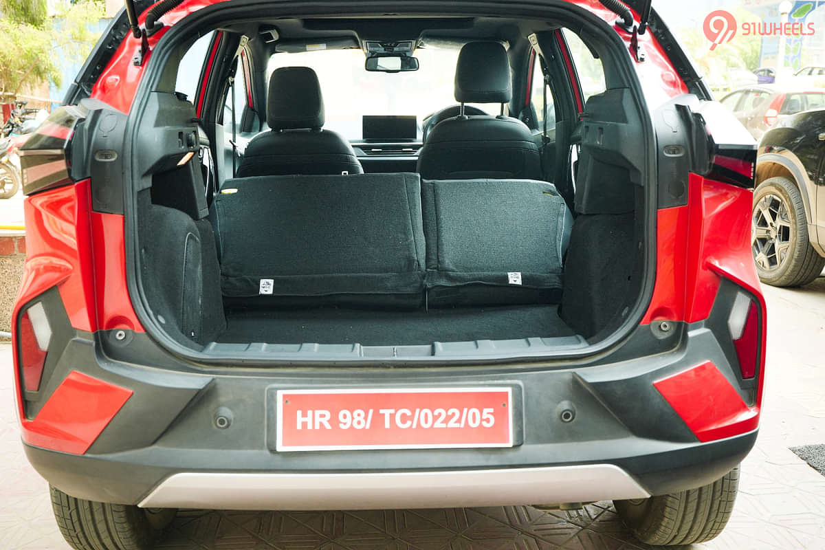 Tata Nexon Bootspace Rear Seat Folded