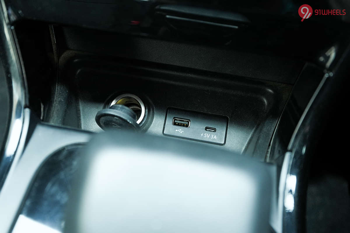 Tata Nexon USB Port/Power Socket/Wireless Charging